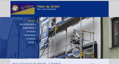Desktop Screenshot of maler-dp.de